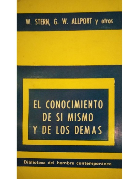 El conocimiento de si mismo y de los demás (Usado) El conocimiento de si mismo y de los demás (Usado)