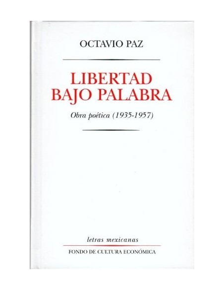 Libertad bajo palabra (FCE) (Usado)