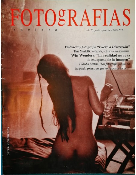 Revista Fotografías N. 8 Junio-julio 1998 (Usado) Revista Fotografías N. 8 Junio-julio 1998 (Usado)