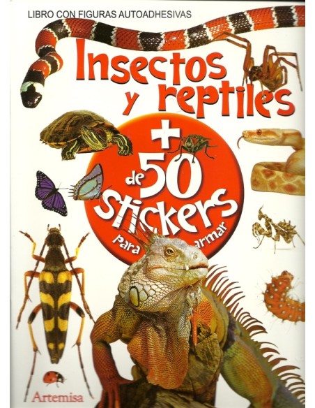 Insectos y reptiles + de 50 stickers para armar (Nuevo) Insectos y reptiles + de 50 stickers para armar (Nuevo)