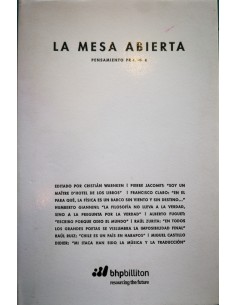 La mesa abierta. Pensamiento propio 6 (Usado)