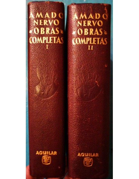 Obras completas Amado Nervo Tomos I y II (Usado) Obras completas Amado Nervo Tomos I y II (Usado)