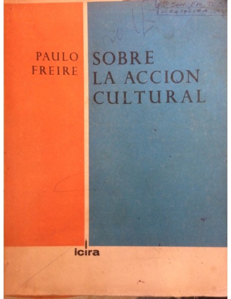 Sobre la acción cultural (Usado)