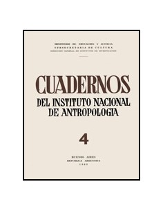 Cuadernos del Instituto Nacional de Antropología 4 (Usado)