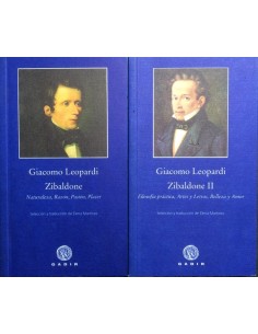 Zibaldone Tomo I y II (Usado)