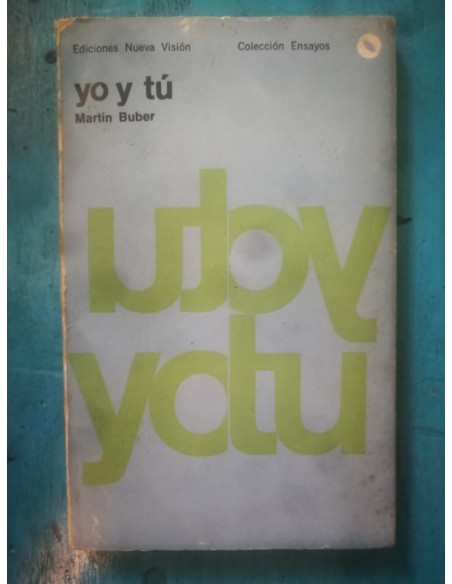 Yo y tú (M. Buber) (Usado) Yo y tú (M. Buber) (Usado)