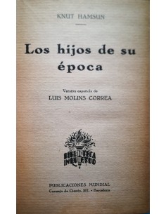 Los hijos de su época (Usado)