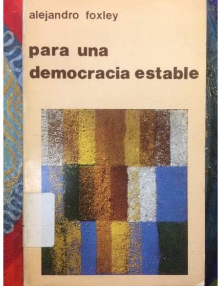 Por una democracia estable (Usado)