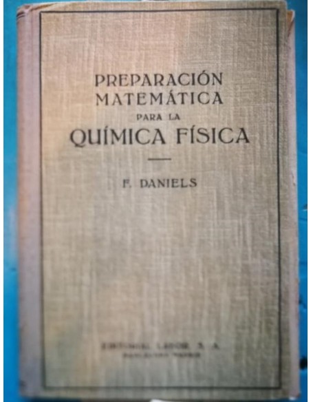 Preparación matemática para la química física (Usado)