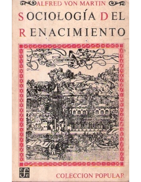 Sociología del renacimiento (Usado)