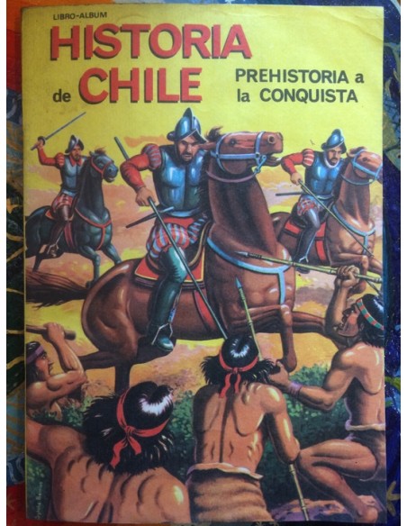 Libro-álbum Historia de Chile (Artecrom) (Usado)