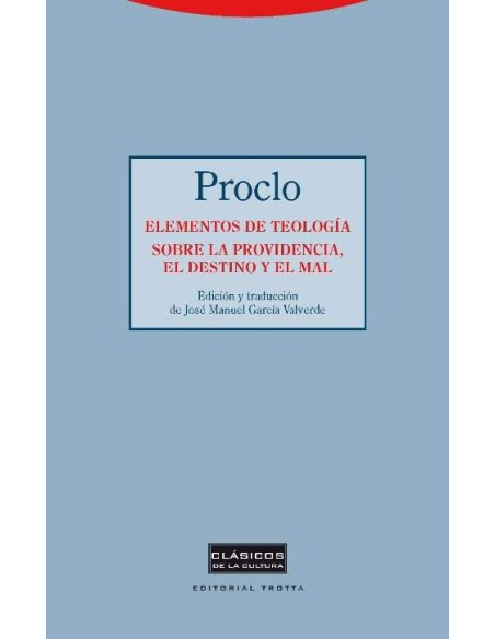Elementos de teología. Sobre la providencia, el destino y el mal (Nuevo) Elementos de teología. Sobre la providencia, el destino y el mal (Nuevo)