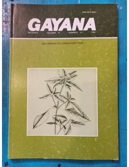 Revista Botánica. Gayana (Usado) Revista Botánica. Gayana (Usado)
