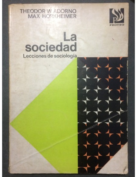 La sociedad. Lecciones de sociología (Usado) La sociedad. Lecciones de sociología (Usado)