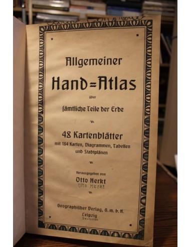 Allgemeiner Hand Atlas über fämtliche...