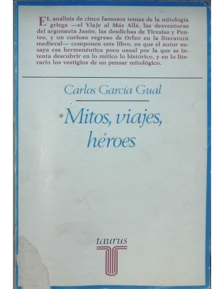 Mitos, viajes, héroes (Usado)