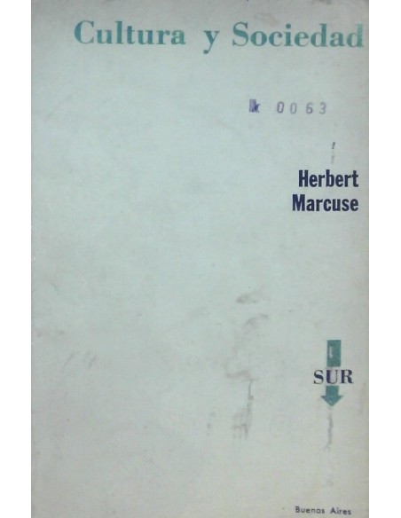 Cultura y sociedad (Sur) (Usado)