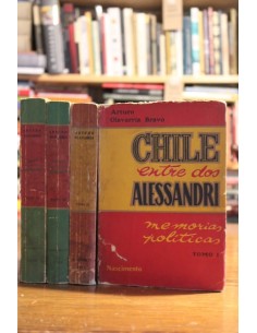 Chile entre dos Alessandri. Memorias políticas. 4 tomos  (Usado)