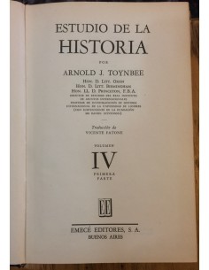 Estudio de la Historia. Volumen IV (Usado)