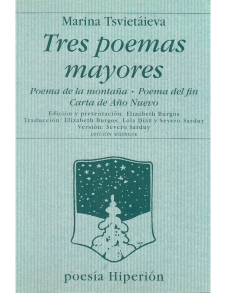 Tres poemas mayores (Nuevo) Tres poemas mayores (Nuevo)