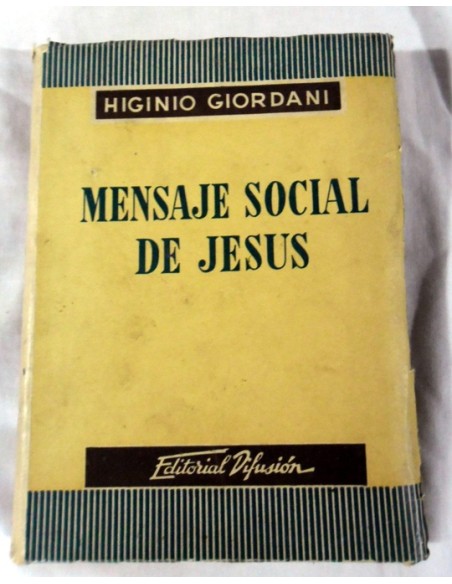 Mensaje social del Jesús (Usado) Mensaje social del Jesús (Usado)