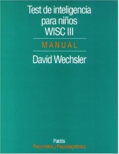 Test de inteligencia para niños WISC III (Usado)