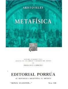 Metafísica (Aristóteles) (Usado)