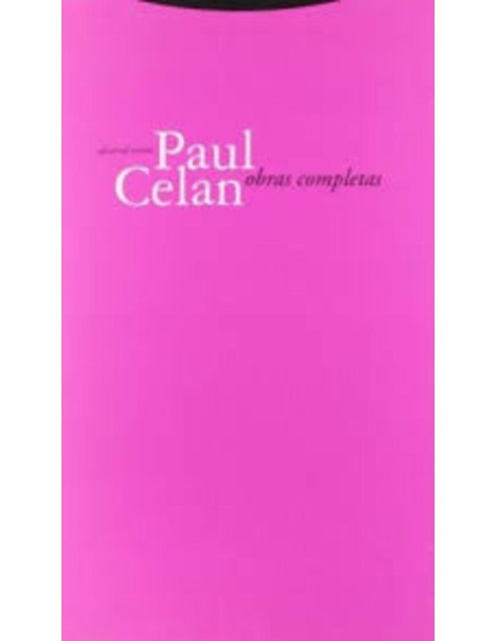 Obras completas Paul Celan (Nuevo)