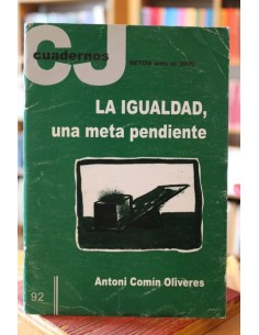 Cuadernos Cristianisme i justicia 92. La igualdad, una meta pendiente (Usado)