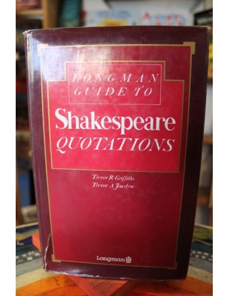 Longman guide to Shakespeare quotations (Usado)