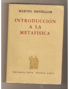 Introducción a la metafísica (Usado)