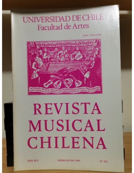 Revista musical chilena Enero-Junio 1991 (Usado) Revista musical chilena Enero-Junio 1991 (Usado)