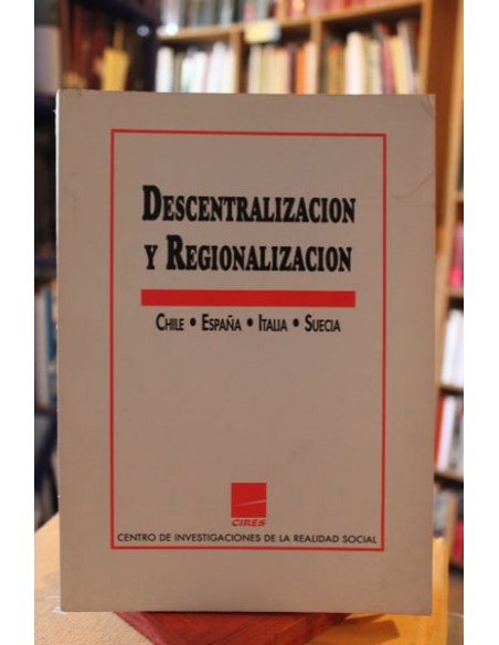 Descentralización y regionalización (Usado) Descentralización y regionalización (Usado)