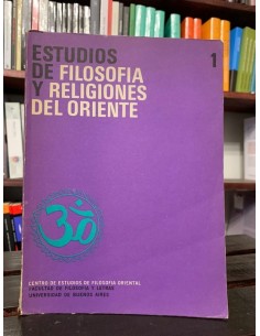 Estudios de la filosofía y religiones de oriente 1 (Usado)