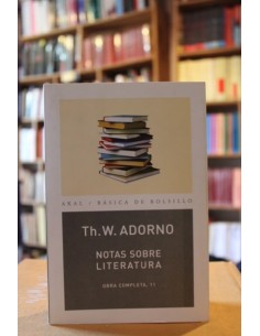 Notas sobre literatura. Obra completa, 11 (Usado)