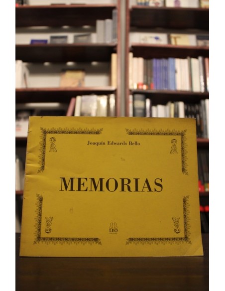 Memorias (J. E. Bello) (Usado)