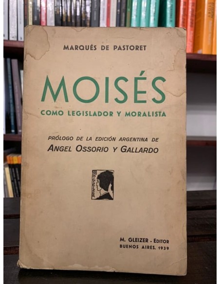 Moisés como legislador y moralista (Usado) Moisés como legislador y moralista (Usado)