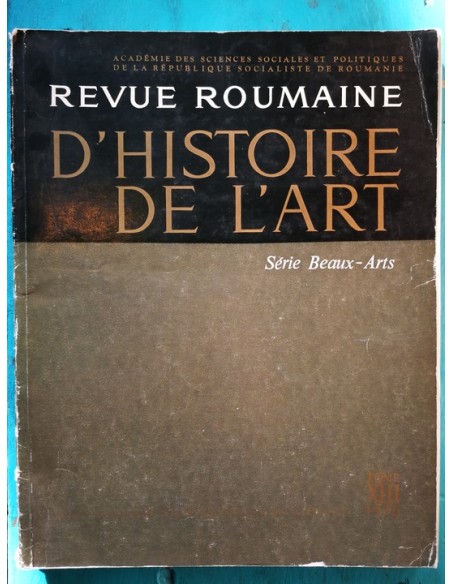 Revue roumaine dhistoria de lart. Tome XIII, 1976 (Usado) Revue roumaine dhistoria de lart. Tome XIII, 1976 (Usado)