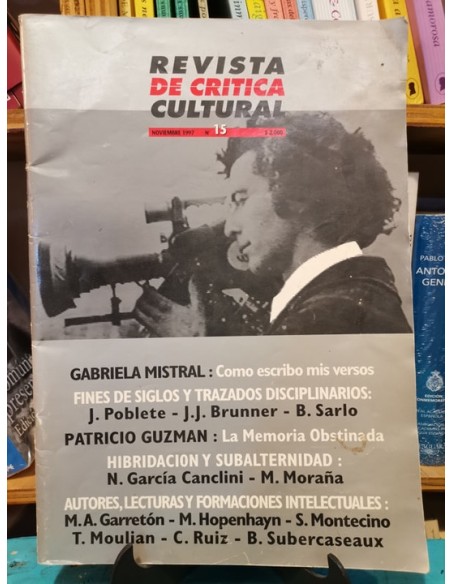 Revista de crítica cultural. Número 15 (Usado) Revista de crítica cultural. Número 15 (Usado)