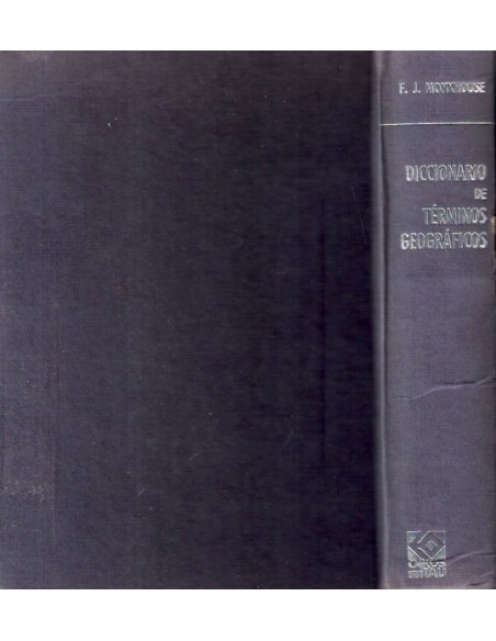 Diccionario de términos geográficos (Usado)