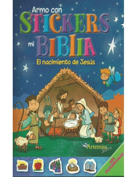 armo con Stickers Mi Biblia El nacimiento de Jesus (Nuevo) armo con Stickers Mi Biblia El nacimiento de Jesus (Nuevo)