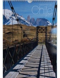 Calendario mural Recorriendo Chile 2022 (Nuevo)