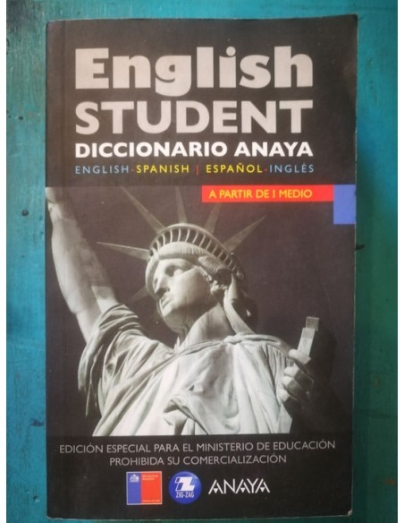 Diccionario Anaya  English Student (Usado) Diccionario Anaya  English Student (Usado)