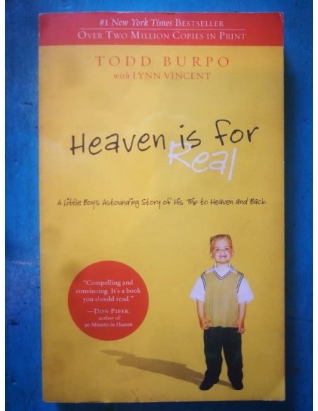 Heaven is for real (Usado)