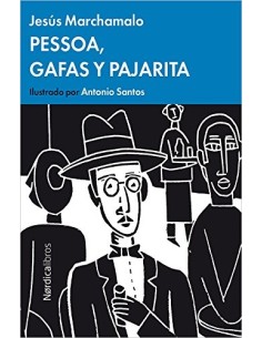 Pessoa, gafas y pajarita (Usado)