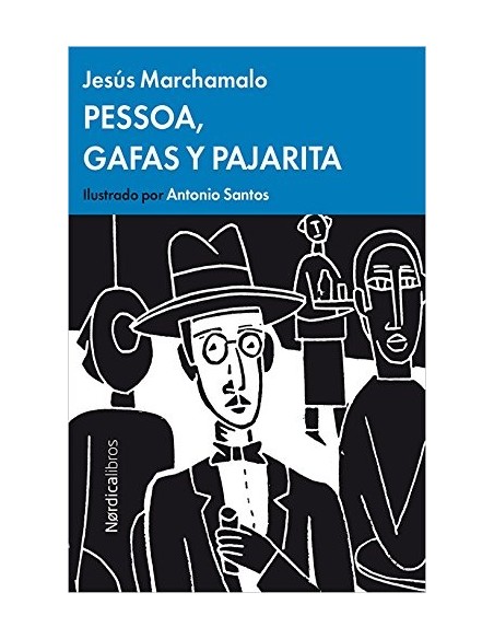Pessoa, gafas y pajarita (Usado)