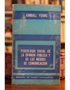 Psicología social de la opinión pública y de los medios de comunicaciones (Usado)