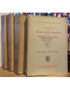 Colección de documentos inéditos para la historia de Chile (4 Tomos) (Usado)