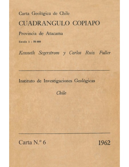 Cuadrángulo Copiapó. Provincia de Atacama (Usado)