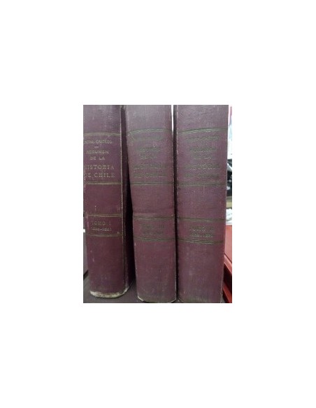 Resumen de la Historia de Chile (3 Tomos) (Usado) Resumen de la Historia de Chile (3 Tomos) (Usado)